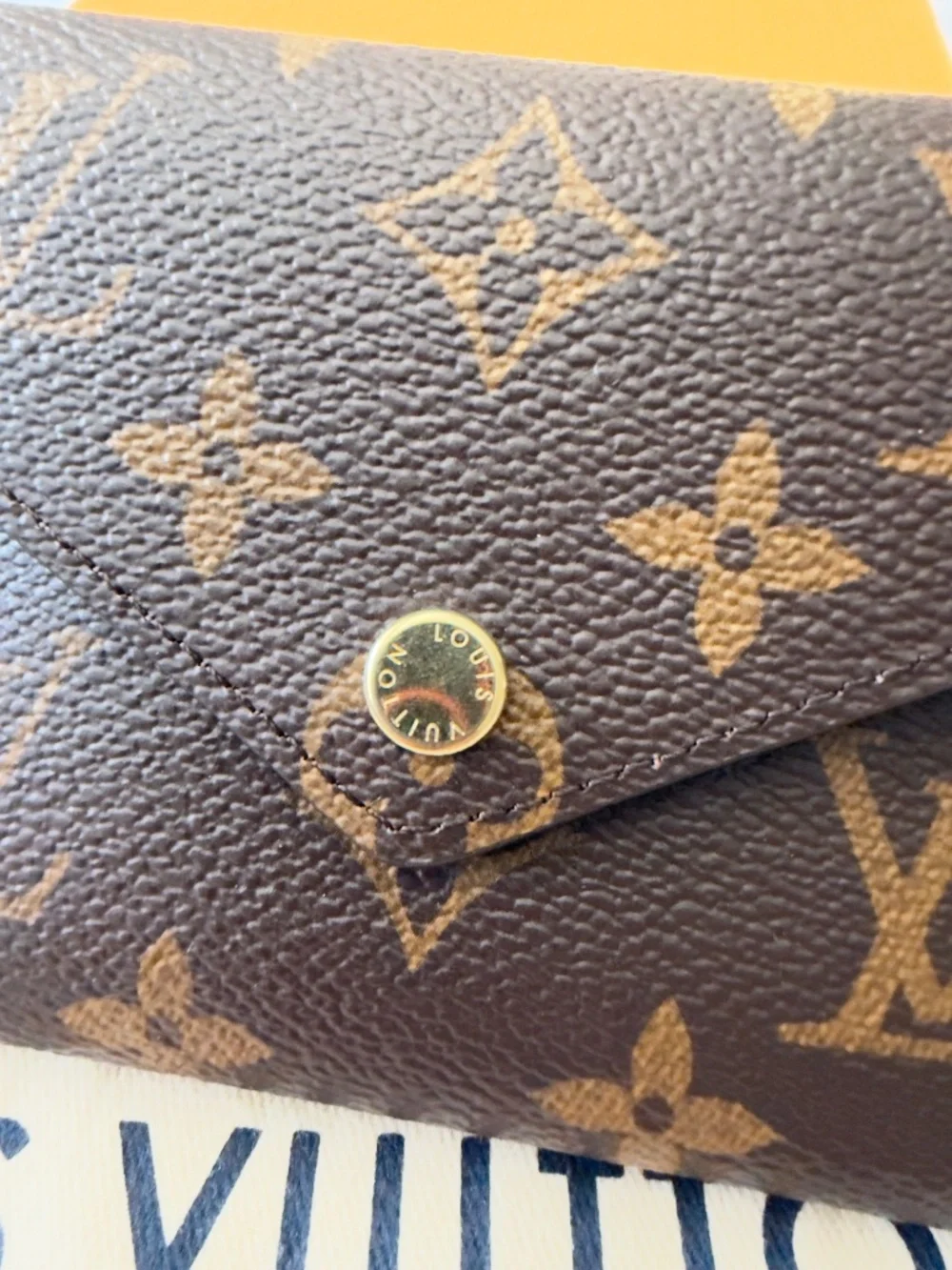 Louis Vuitton Monogram Canvas Brown Trifold Wallet